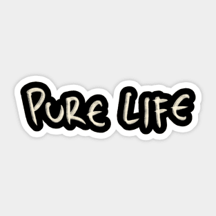 Hand Drawn Pure Life Sticker